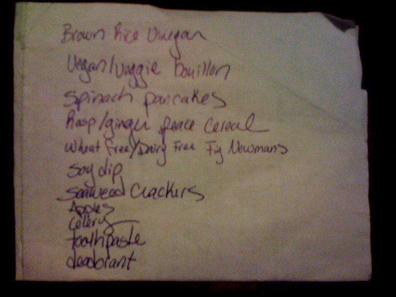 embarrassing shopping list embarrassing shopping list