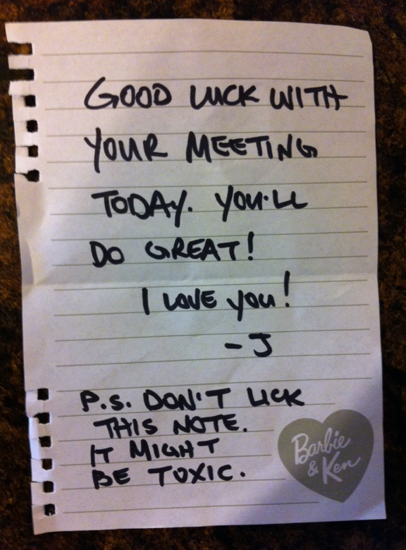 Fancy Shirt Boyfriend Note